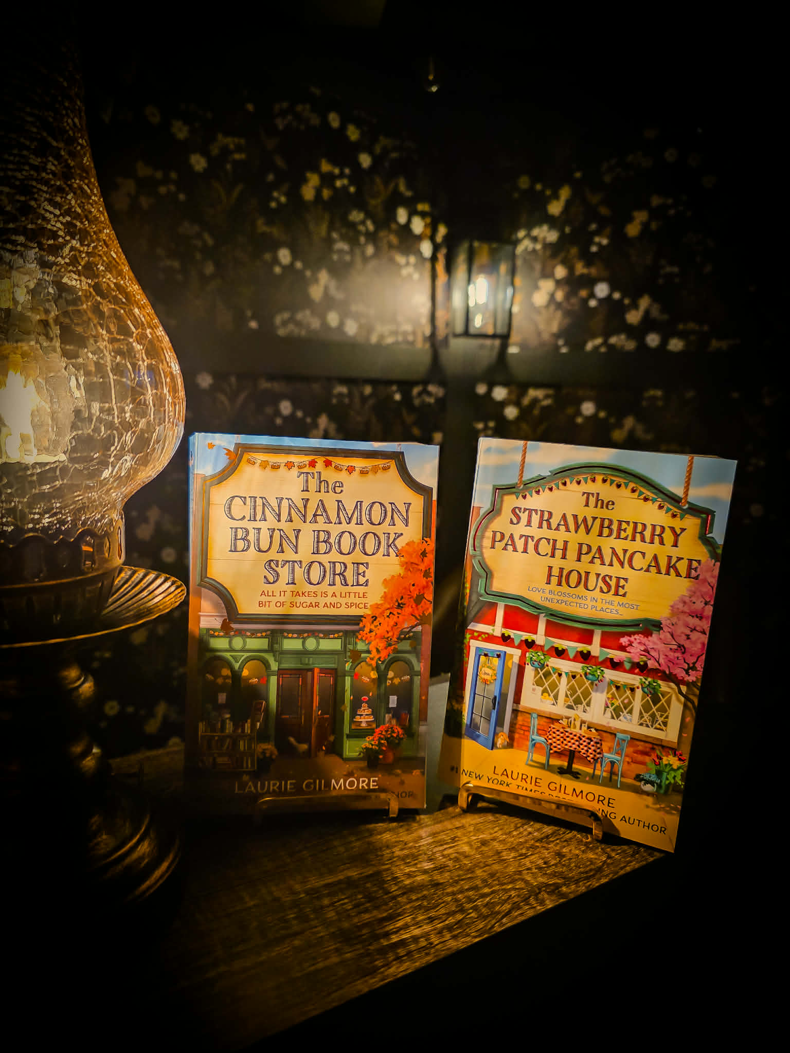 Dream Harbor Series by Laurie Gilmore — Cozy Romance novel on display at The Ledger & Lamp mobile bookstore in Florida