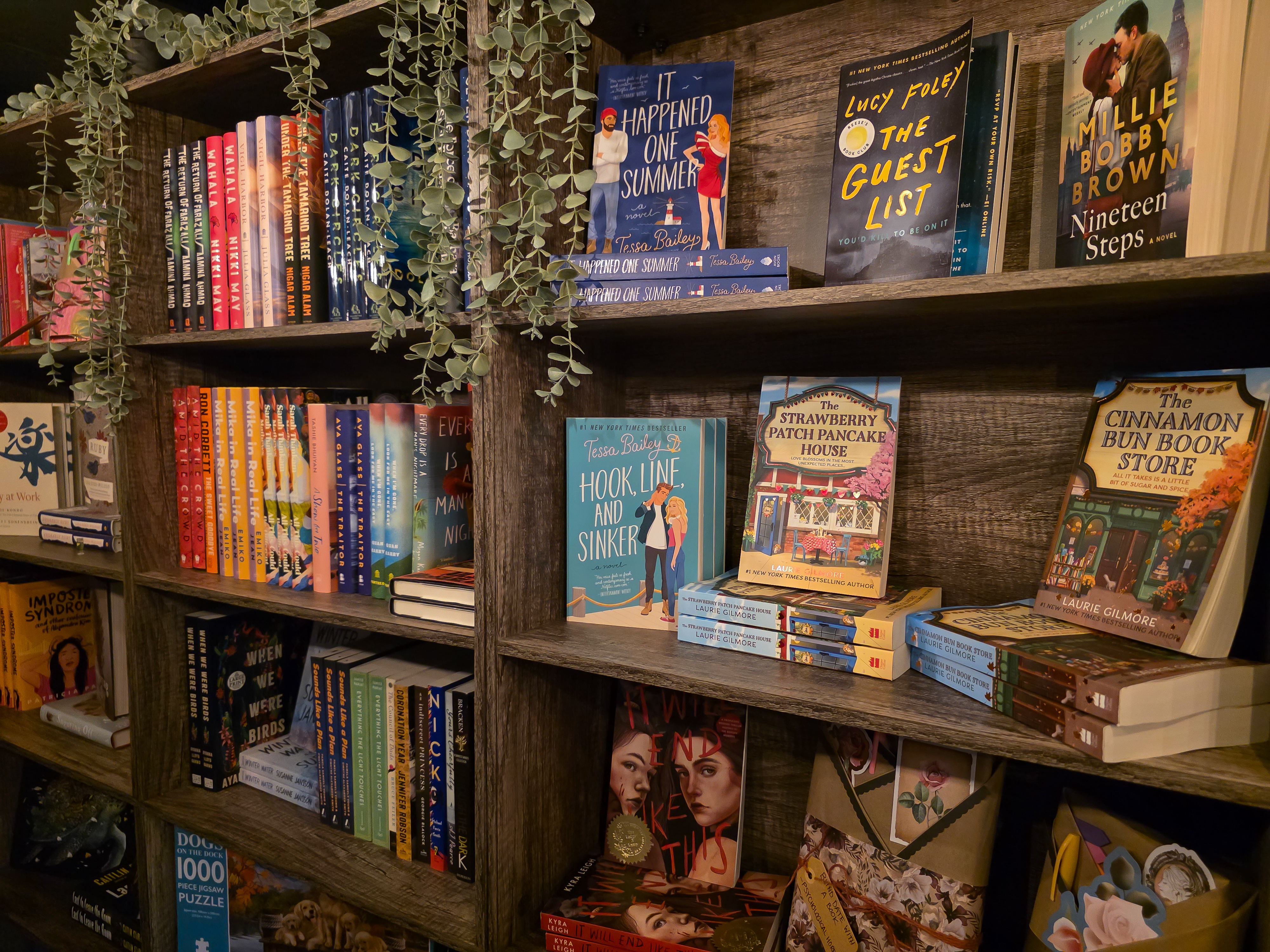 Curated shelves